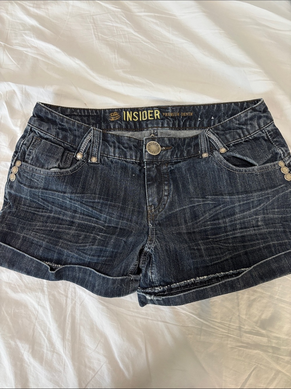 Insider Whiskered Dark Wash Denim Size 9